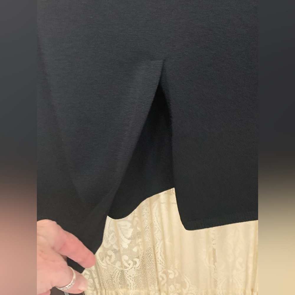 SIMONTON SAYS BLACK PULL ON SKIRT - SZ XL - Picture 3 of 5